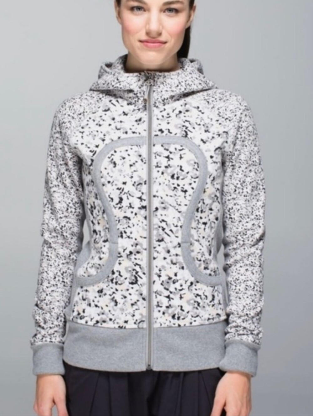 Lululemon Scuba Hoodie II Not So Petite Fleur Silver Spoon Women’s Zip Hoodie